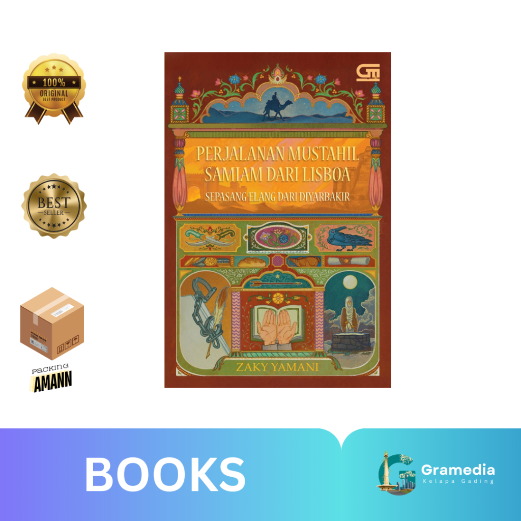 Gramedia MKG - Novel - Perjalanan Mustahil Samiam dari Lisboa: Sepasang Elang dari Diyarbakir - Zaky