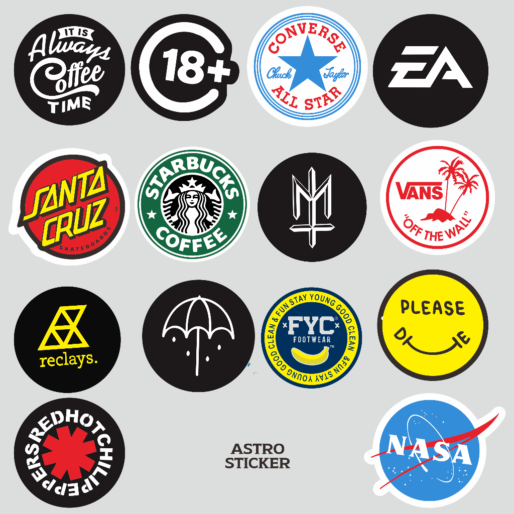 

14 pc sticker motor anti air round series / stiker aesthetic / stiker helm / stiker kulkas / stiker kaca / siker /Sticker Laptop / stiker Hp / tumbler / stiker buku /stiker mobil /stiker cermin