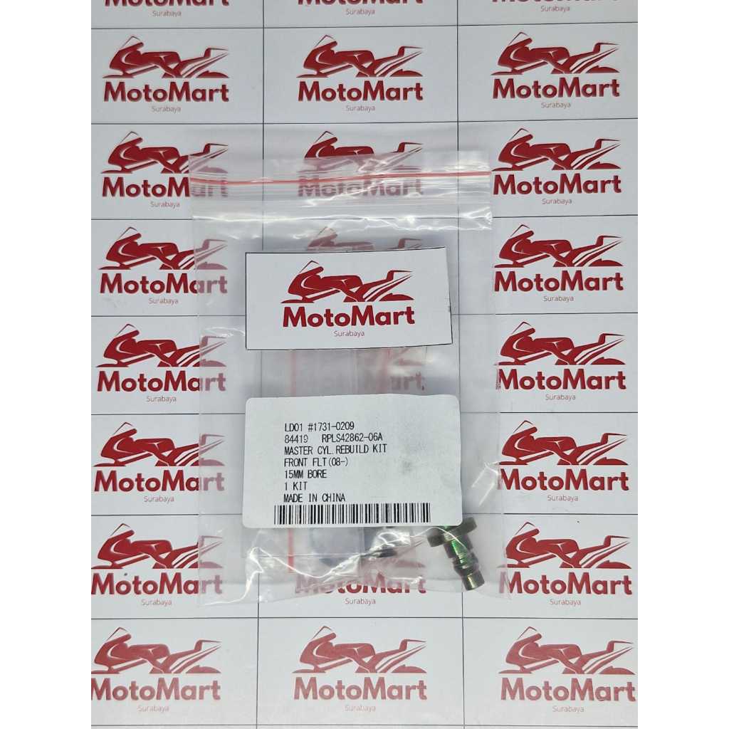 Baru Drag Specailties Front Master Cylinder Brake Rebuild Kit Harley Touring (2008-Up) 1731-0209