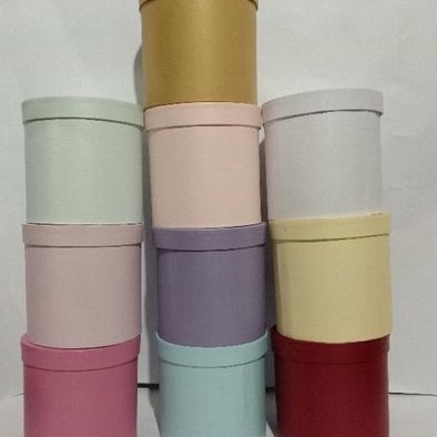 

Hemat Gift Box Bulat D15T15Box Bulat BungaBox BulatRound Flower BoxBloombox Flower
