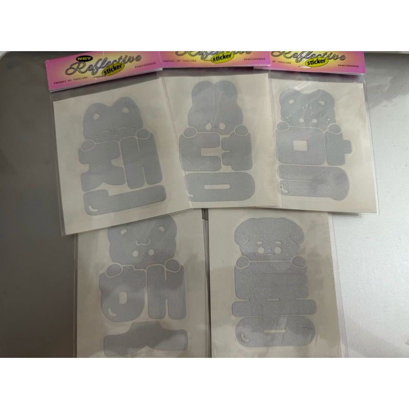 reflective sticker stiker nct 127 dream lightstick neobong