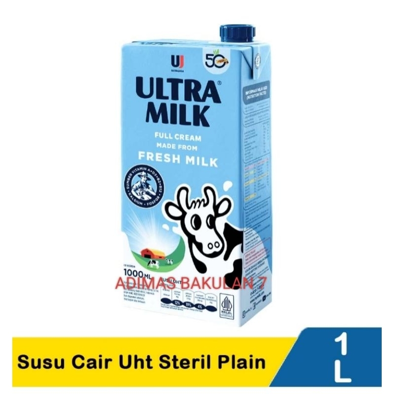 SUSU CAIR ULTRA MILK STERIL 1000 ML(PROMO MURAH)