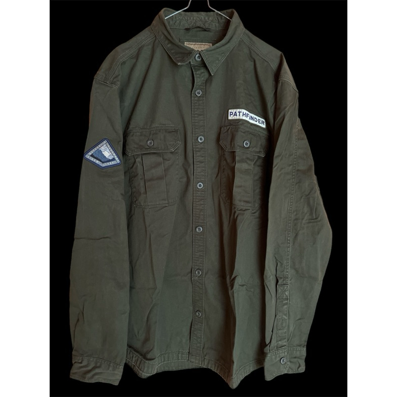 (Preloved) 1x pakai, Kemeja cowok Eiger, Size XL