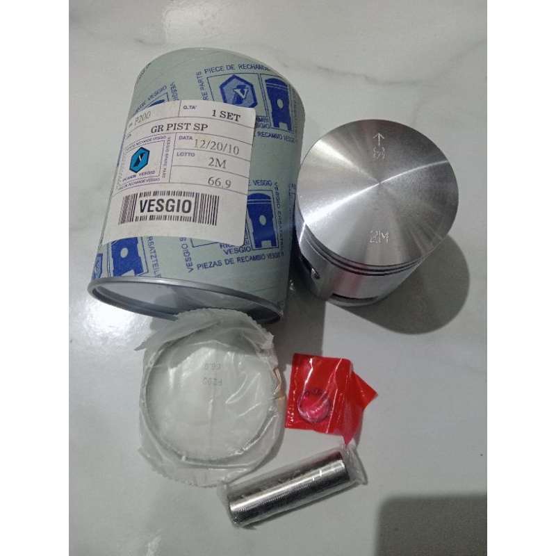 Piston Seher Set 2m Untuk Vespa Spartan P200xe