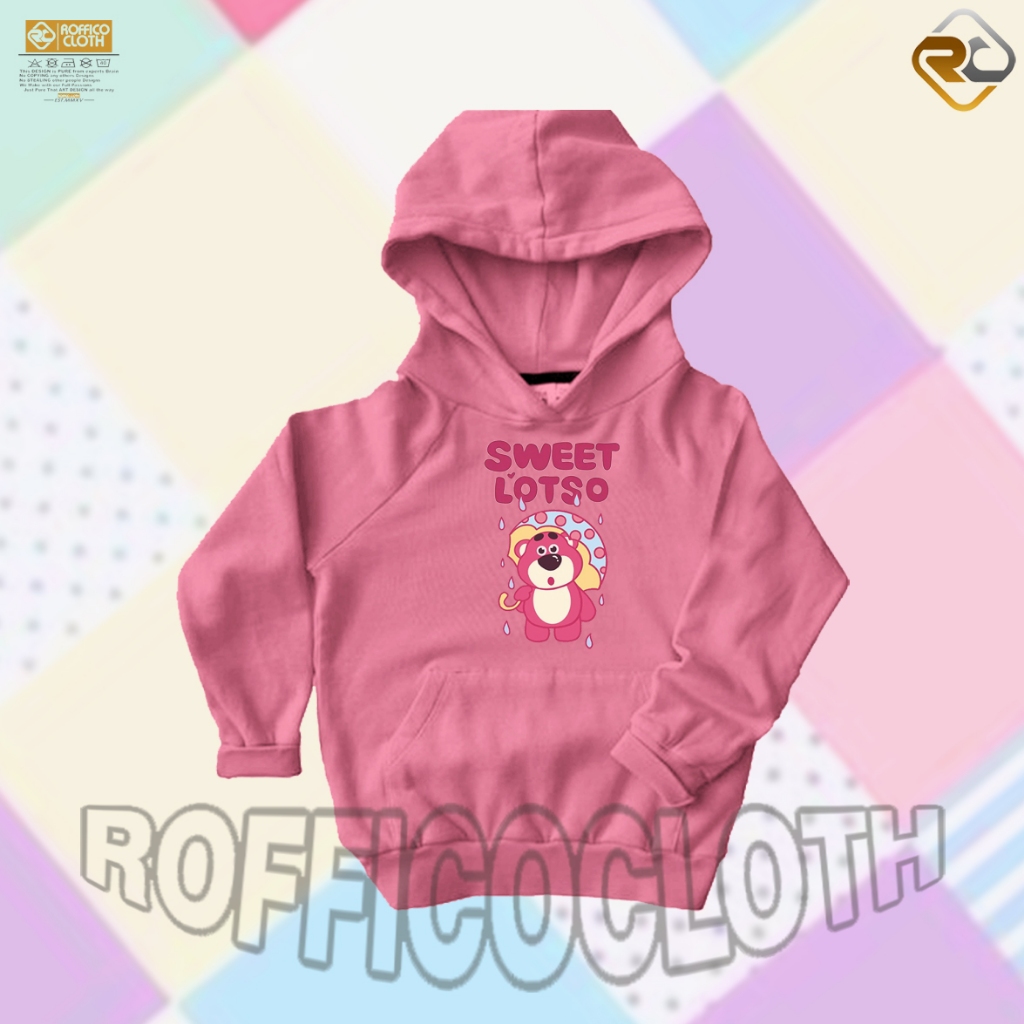 Jaket Hoodie Sweater Anak KARAKTER SWEET LOTSO TOY STORY - ROFFICO CLOTH