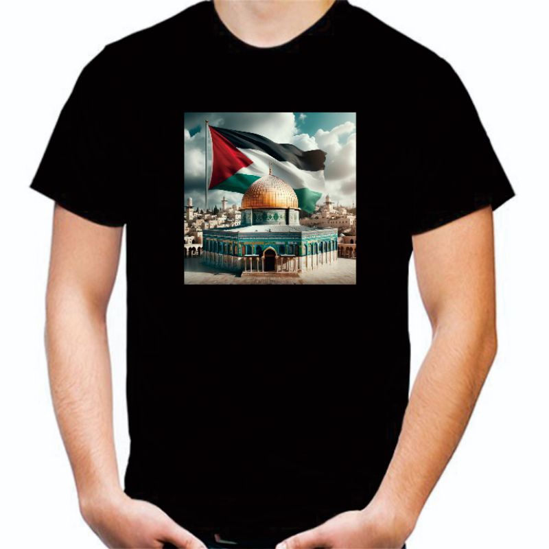 Kaos T shirt free Palestine Al Aqsa Jerusalem Palestina, kaos Palestine Palestina ready 5XL