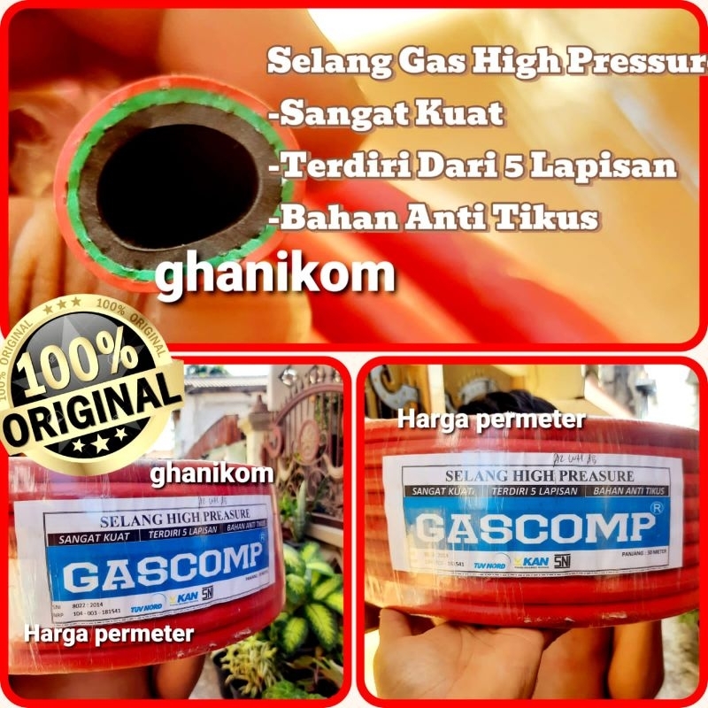 Original Selang Gas High pressure.- Selang kompor jos - Selamg tekanan Tinggi