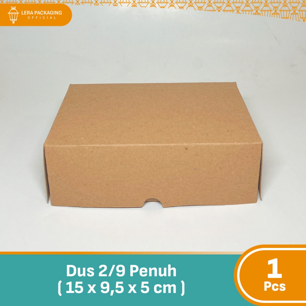 

1/9 PENUH - Kotak Dus Kraft Coklat /Kotak Dus Kue/Kotak Dus Snack/ Kotak Dus Renda Coklat Non-laminasi