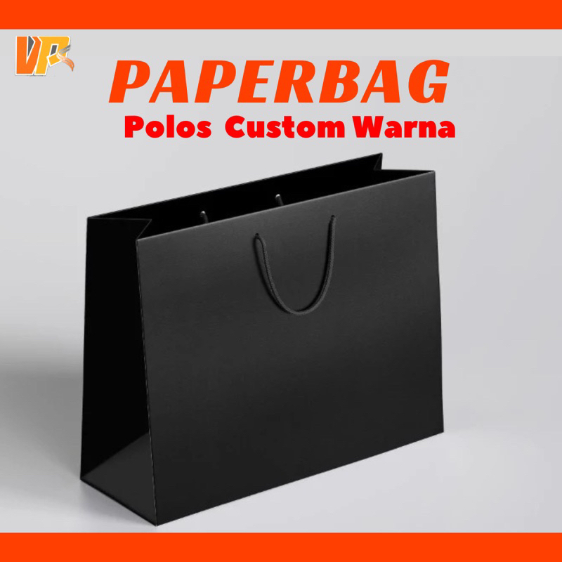 

PAPERBAG POLOS / PAPERBAG CUSTOM / PAPERBAG CUSTOM WARNA BAHAN TEBAL DAN MENGKILAP