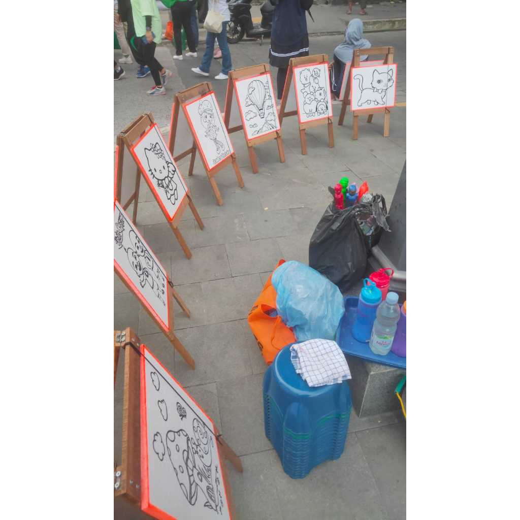 

Lukisan Styrofoam Mewarnai Lukisan 33x40