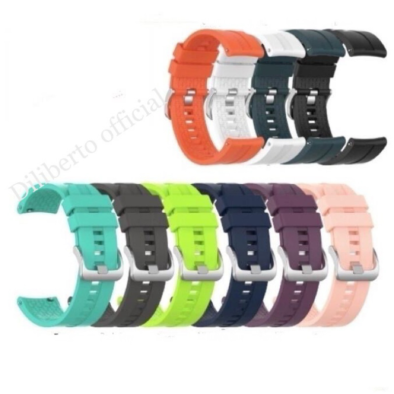 DSM Watch Strap Rubber 22mm Untuk Garmin Venu 3 / 2 45mm Version - Tali Jam Tangan Silikon Pria Wani