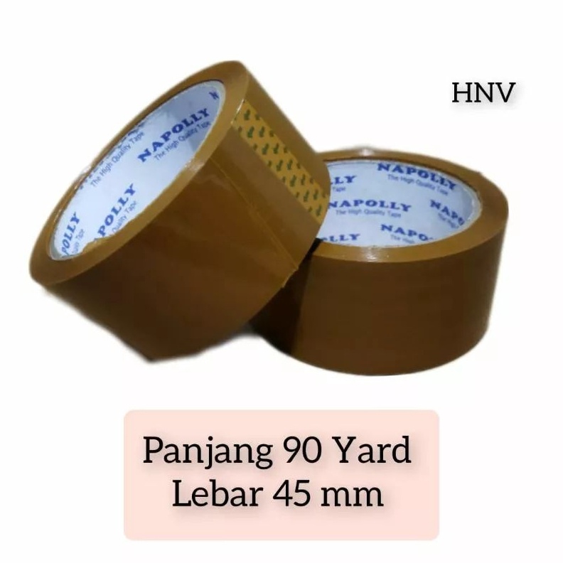 

BONANZA NAPOLLY ASLI MURAH SUPER 45mmx9Y LAKBAN BENING DAN COKLAT