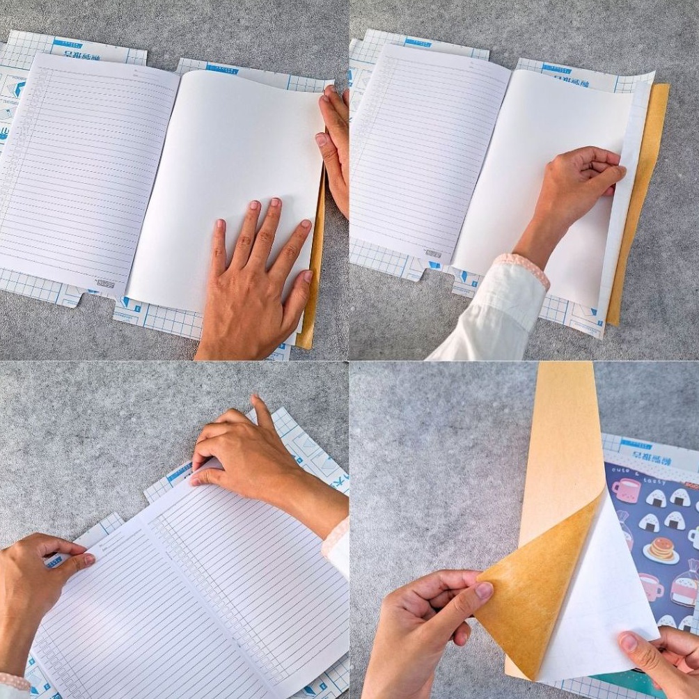 

SUPER Sticker Sampul Buku Coklat Self Adhesive Ukuran Kuarto Boxy