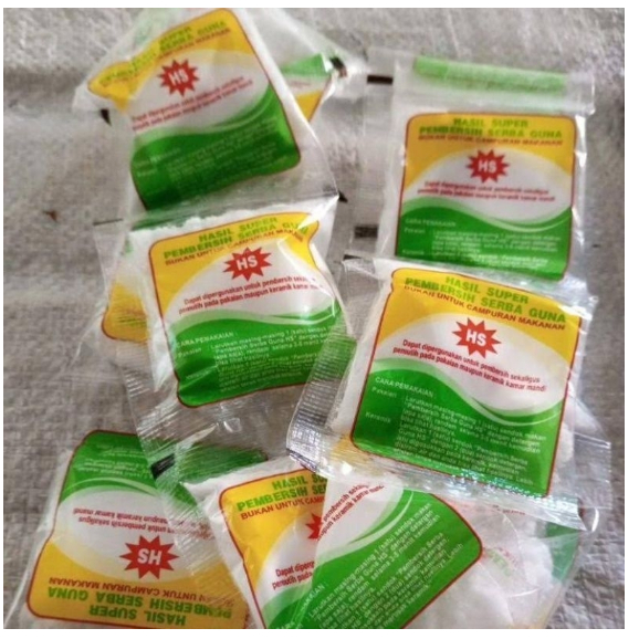 Sitrun HS Citrun 1 Renceng isi 12 Pembersih kerak Kamar Mandi Bukan Untuk Makanan