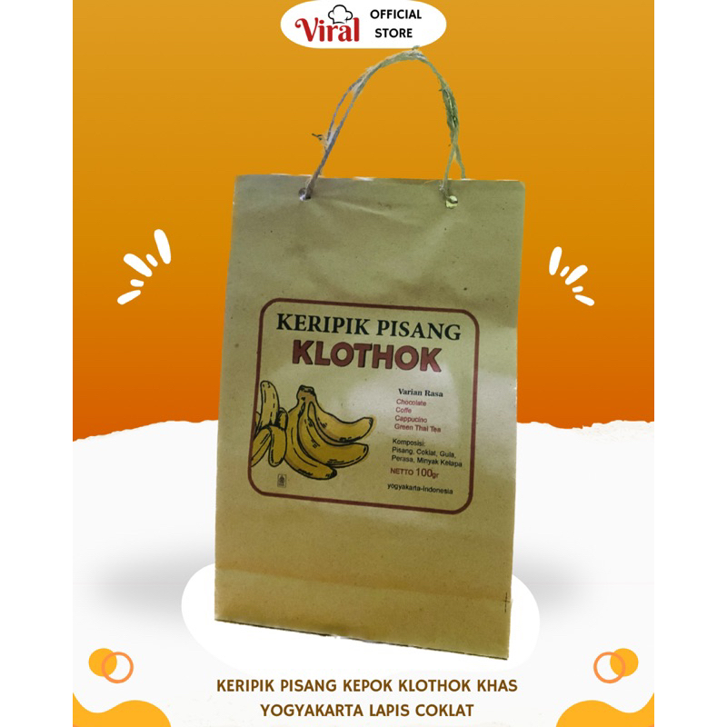 

TERMURAH - KRIPIK KERIPIK PISANG KLOTHOK 100 gram YOGYAKARTA OLEH OLEH CEMILAN MAKANAN KHAS ENAK