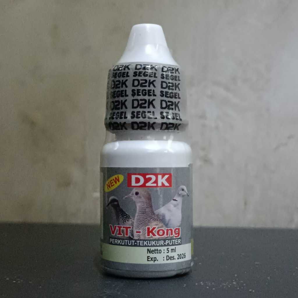 D2K VIT KONG VITAMIN PENGGACOR BURUNG PERKUTUT TERKUKUR PUTER JADI RAJIN MANGGUNG