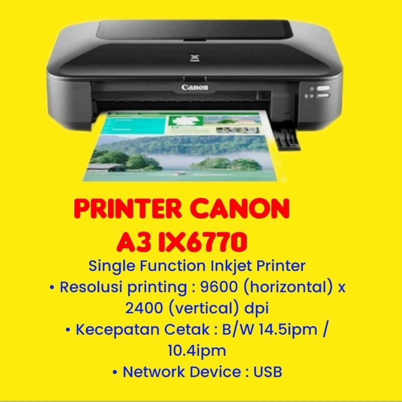 printer canon IX6770 A3 printer canon ix6770