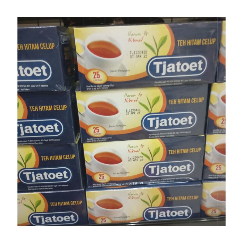 

TEH TJATOET TEH ASLI/ VANILLA ISI 25 PCS