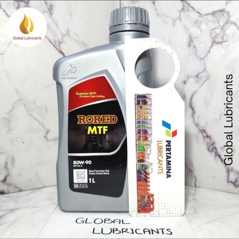 Pertamina RORED MTF 80W-90 GL-4 1 Liter (Oli Transmisi Manual Persneling/ Gardan)