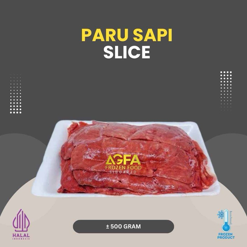 

Paru sapi/Paru slice/Paru 500gram