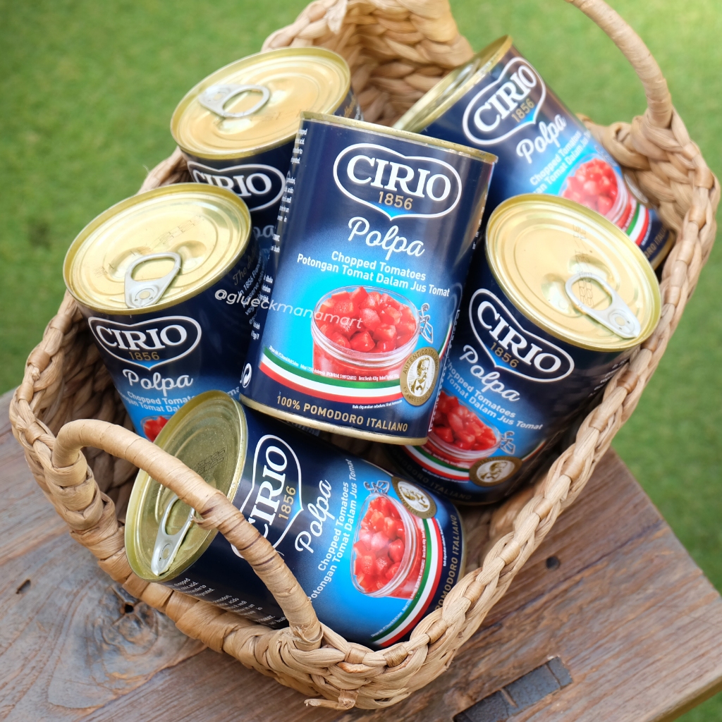 

Cirio chopped tomatoes 400gr