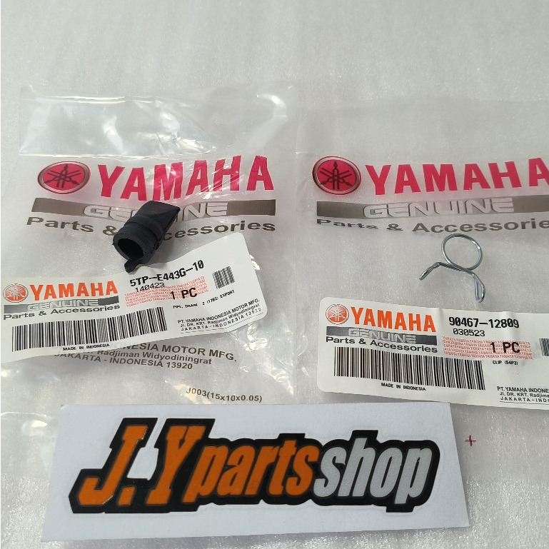 KARET SELANG BUNTU HITAM DAN CLIP BOX TUTUP FILTER UDARA MIO M3 S Z SOUL GT FINO XRIDE 125 ORI YGP 5