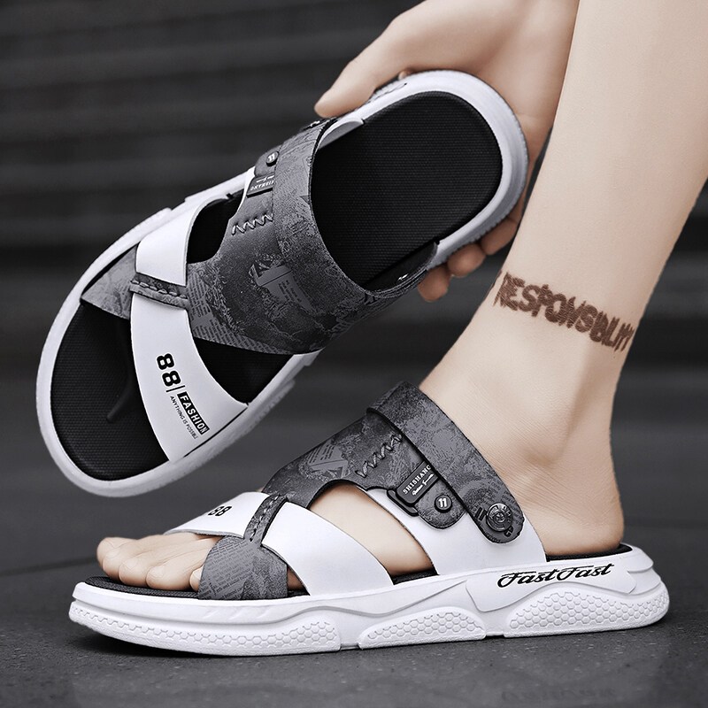 sandal sepatu pria sandal gunung karet sandal kulit sandal cowok dewasa sendal keren sandal cowok