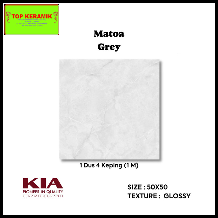 Keramik Kia 50x50 Matoa Grey