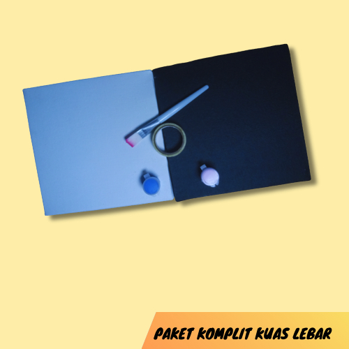 

DIY Hand Painting Kit 1 set Canvas board couple /paket simple cap tangan couple Cap Tangan free bubble Wrap dan box canvas bandung