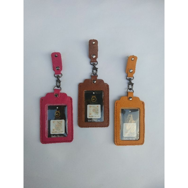 NAME TAG KLIP | ID CARD | JEPIT KULIT CUSTOME LANYARD
