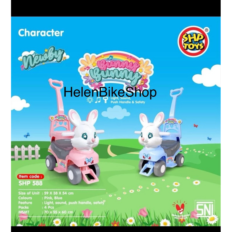 Mainan Anak Odong-odong Bunny free Batre