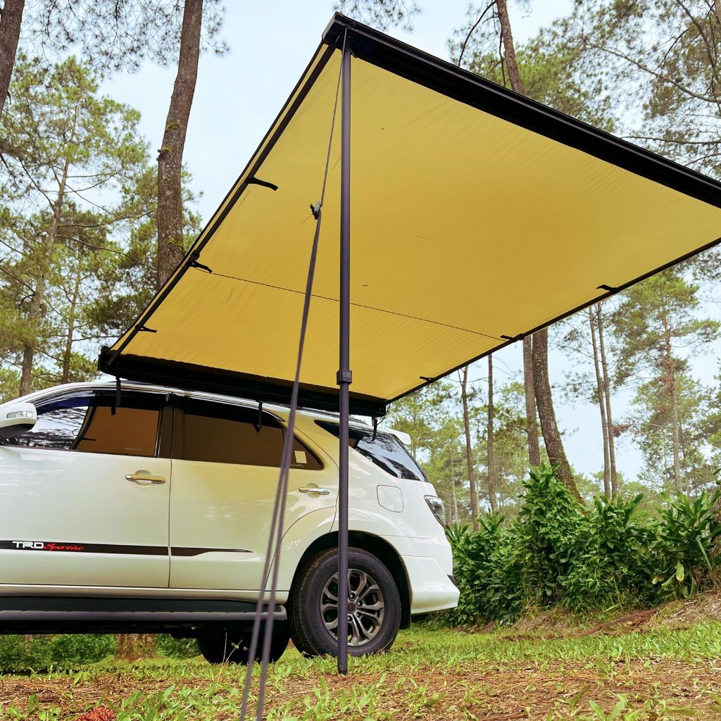 Side Awning Mobil MERBABU ROCKY 2x3 Dari OTO CAMPER ID Garansi 1 th | Car Awning | Tenda Awning Mobi