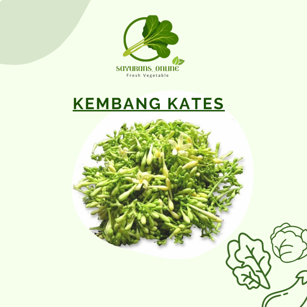 

kembang kates/ bunga kates 500gr