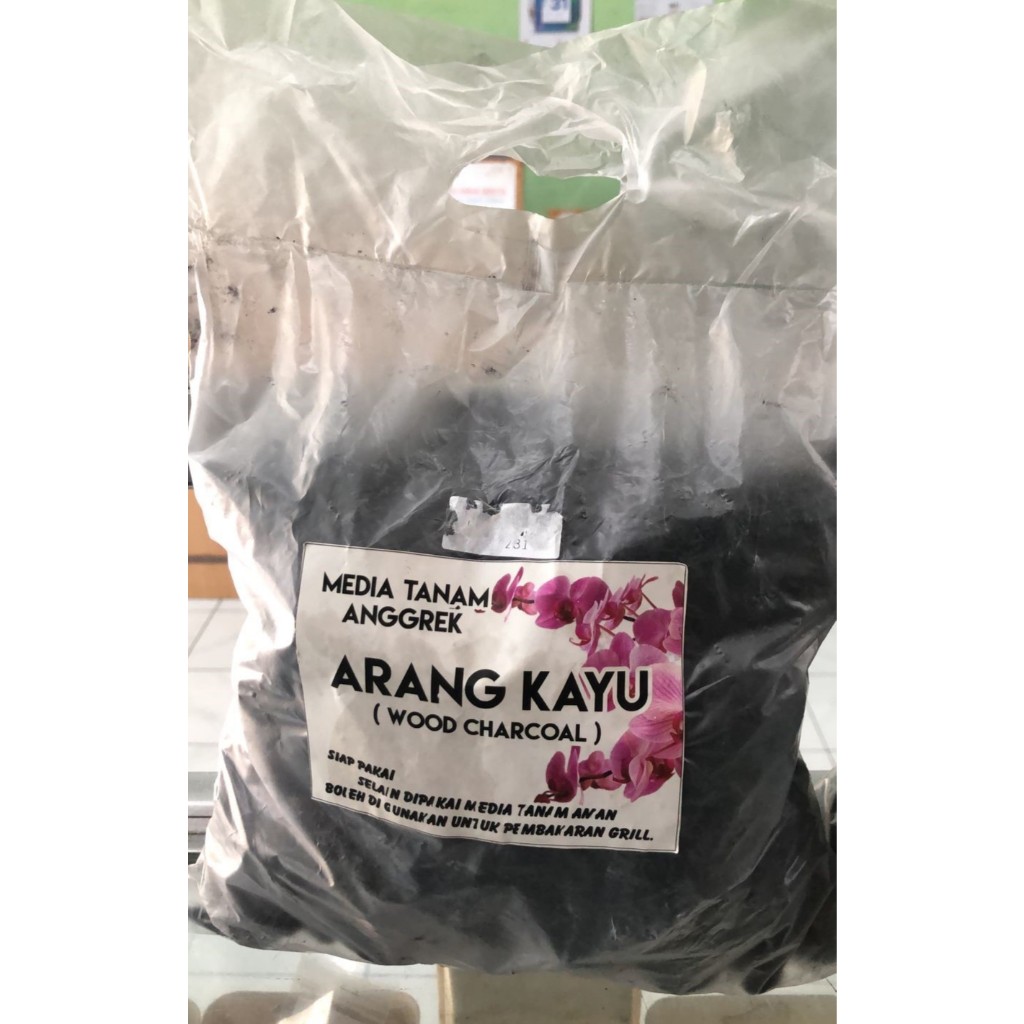 Media Tanam Anggrek Arang Kayu Siap Pakai
