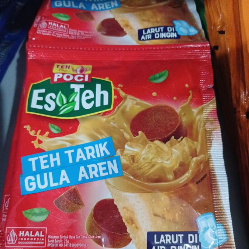 

Es teh cap poci gula arean 25g x10sachet