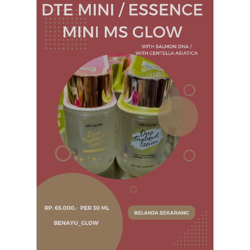 Ms Glow DTE Mini (30ml)