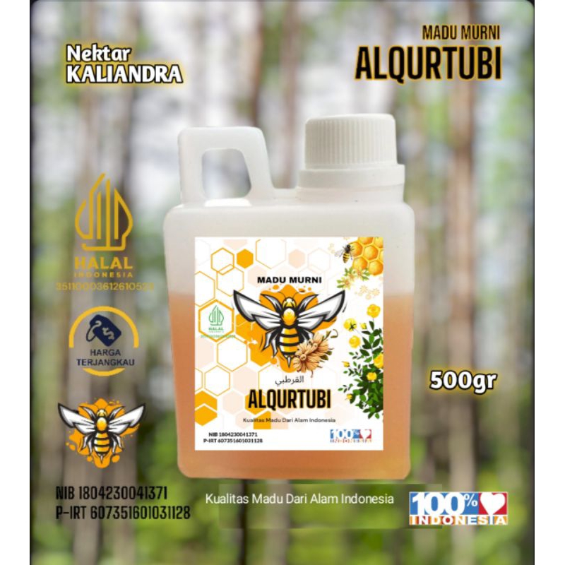 

[ GROSIR ] Madu Murni KALIANDRA 500gr - Madu Murni ALQURTUBI
