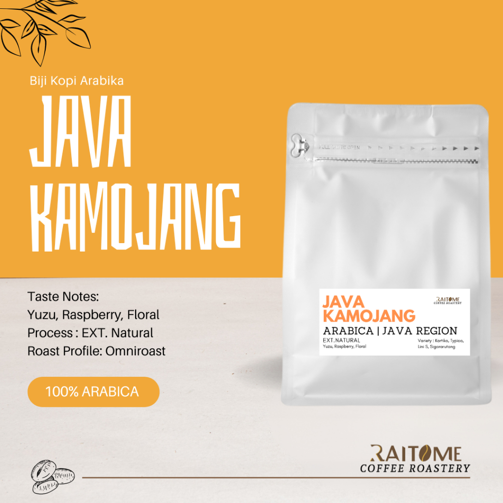 

Biji Kopi Arabika Kamojang Ext. Natural 200gram / 500gram / 1000gram