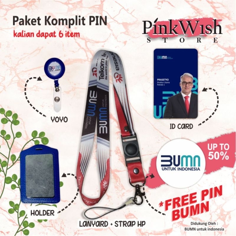 

Tali idcard Telkomsel Indonesia BUMN / lanyard Telkomsel Indonesia BUMN [READY STOCK] TERMURAH !!! Beli Eceran Rasa Grosir