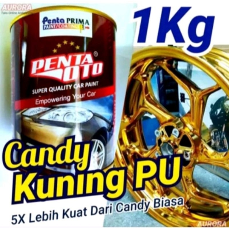 Cat Candytone Candy Yellow PC 010 PU Penta Oto Candy Tone Kuning