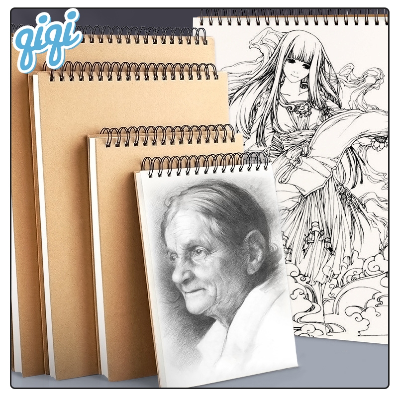 

Sketchbook/Buku sketsa A4/A5/A6 30 lembar - Qiqi Treasure