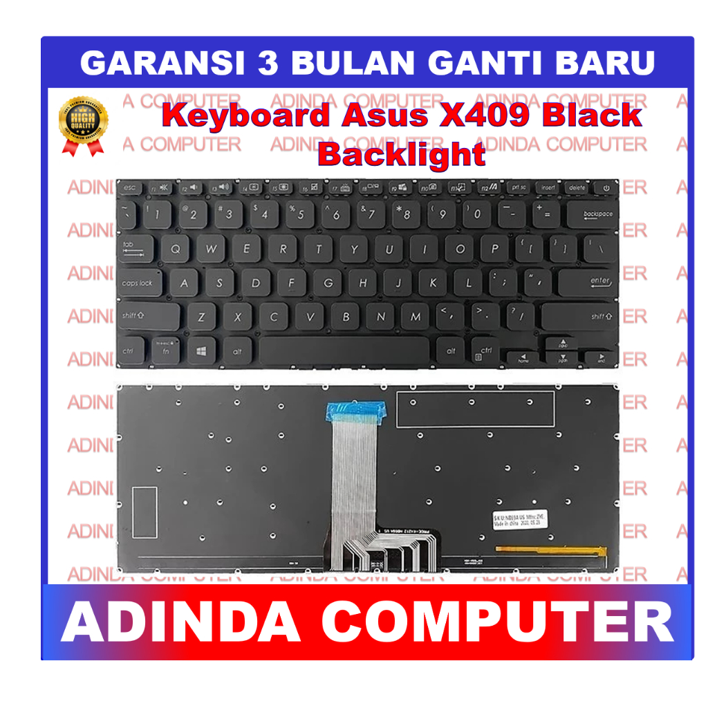 Keyboard Asus X409 14 M409 M409B Backlight