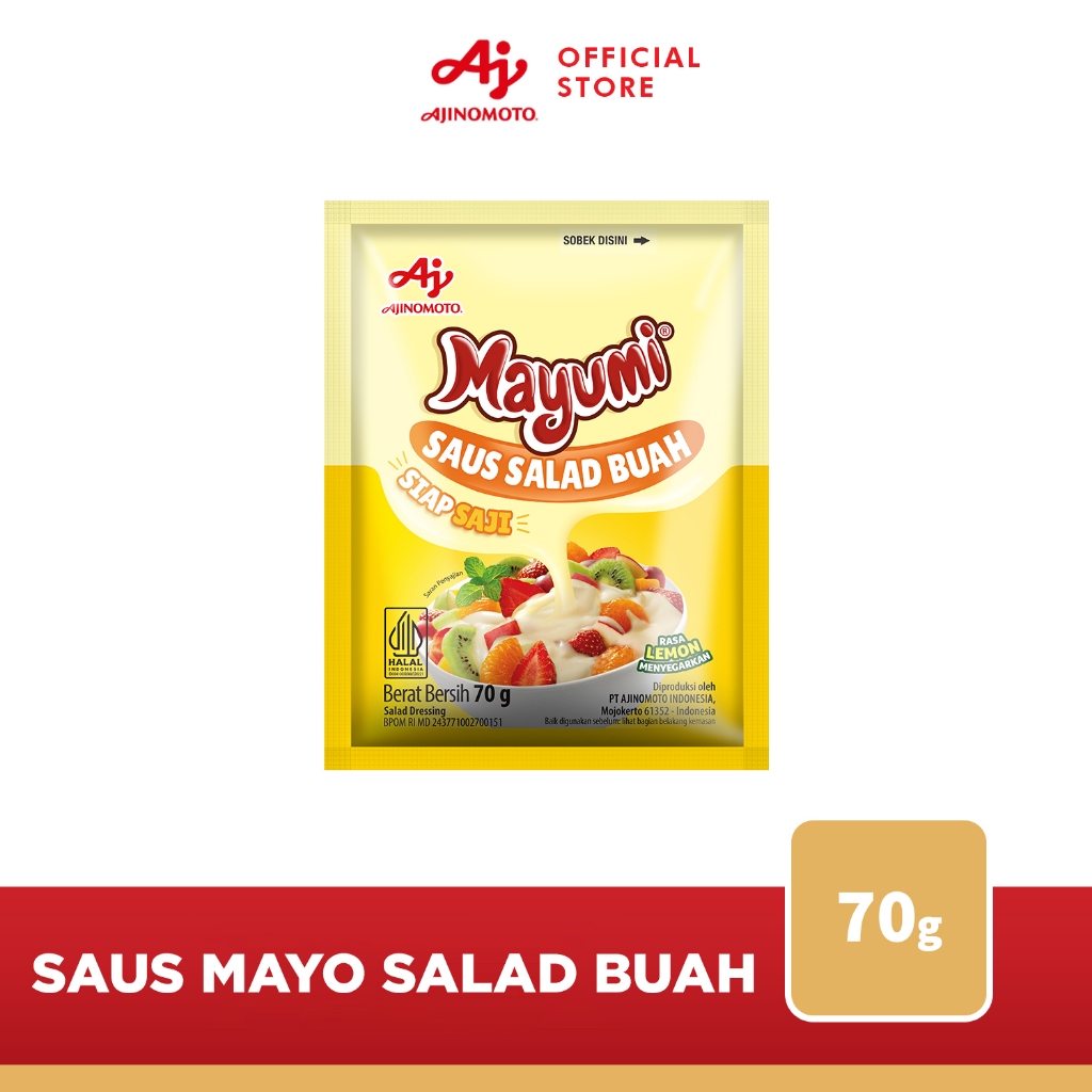 

MAYUMI® Mayonaise Saus Salad Buah 70g