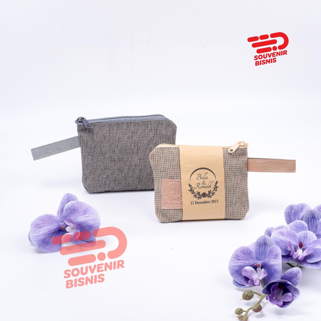 Souvenir Bisnis Pouch Make Up Bahan Gail Souvenir Pernikahan Pouch Elegan Bermanfaat Pouch Murah Cus