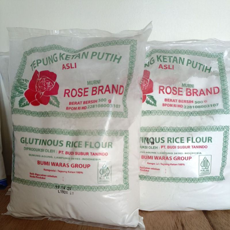 

Tepung Ketan Putih Rose Brand 500g