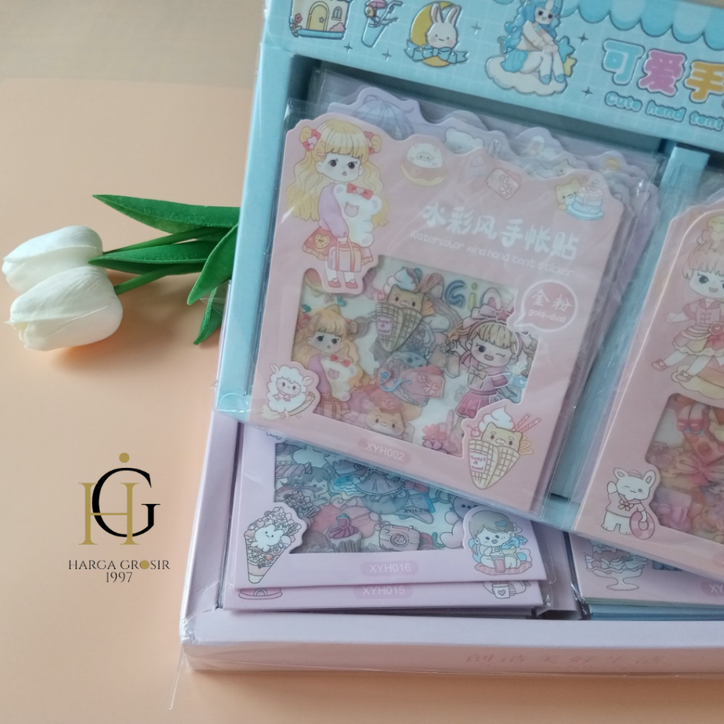 

Sticker bening isi 3 lembar XYH-30 bonus tempat cantik lucu imut BISA COD kado unik souvernir TERMURAH