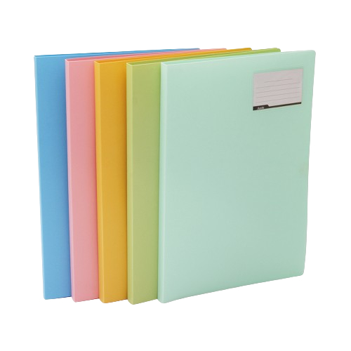 

Bantex Display Book Pastel Colour Folio F4 40 Pockets Holder 3185