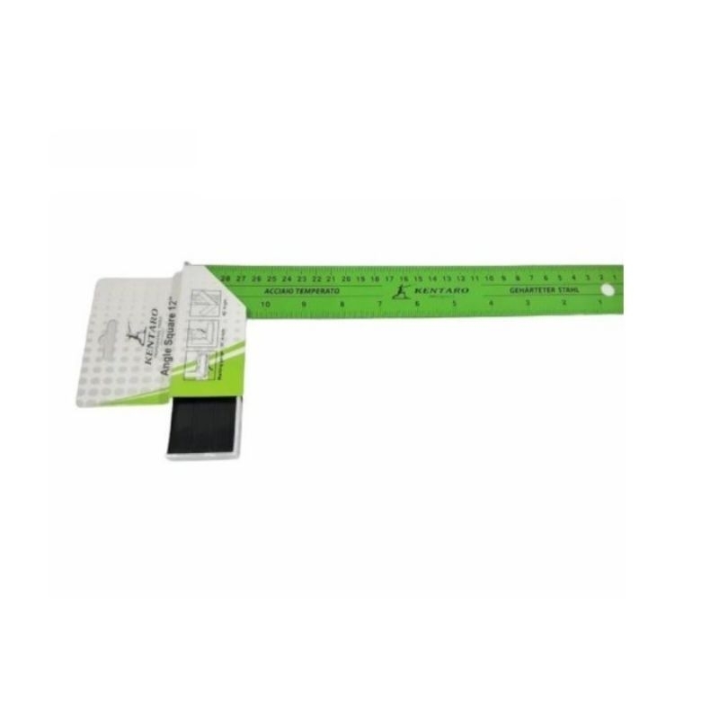 

KENTARO Penggaris Siku Tukang 10" | Penggaris Garis Siku Bangunan 10 Inch