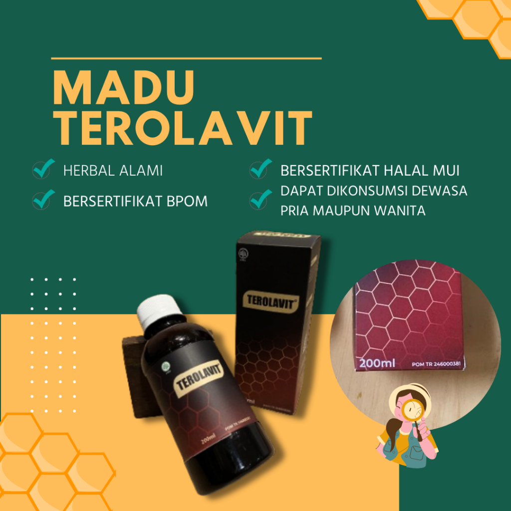 

Best Seller MADU TEROLAVIT | Madu Asli 200ml