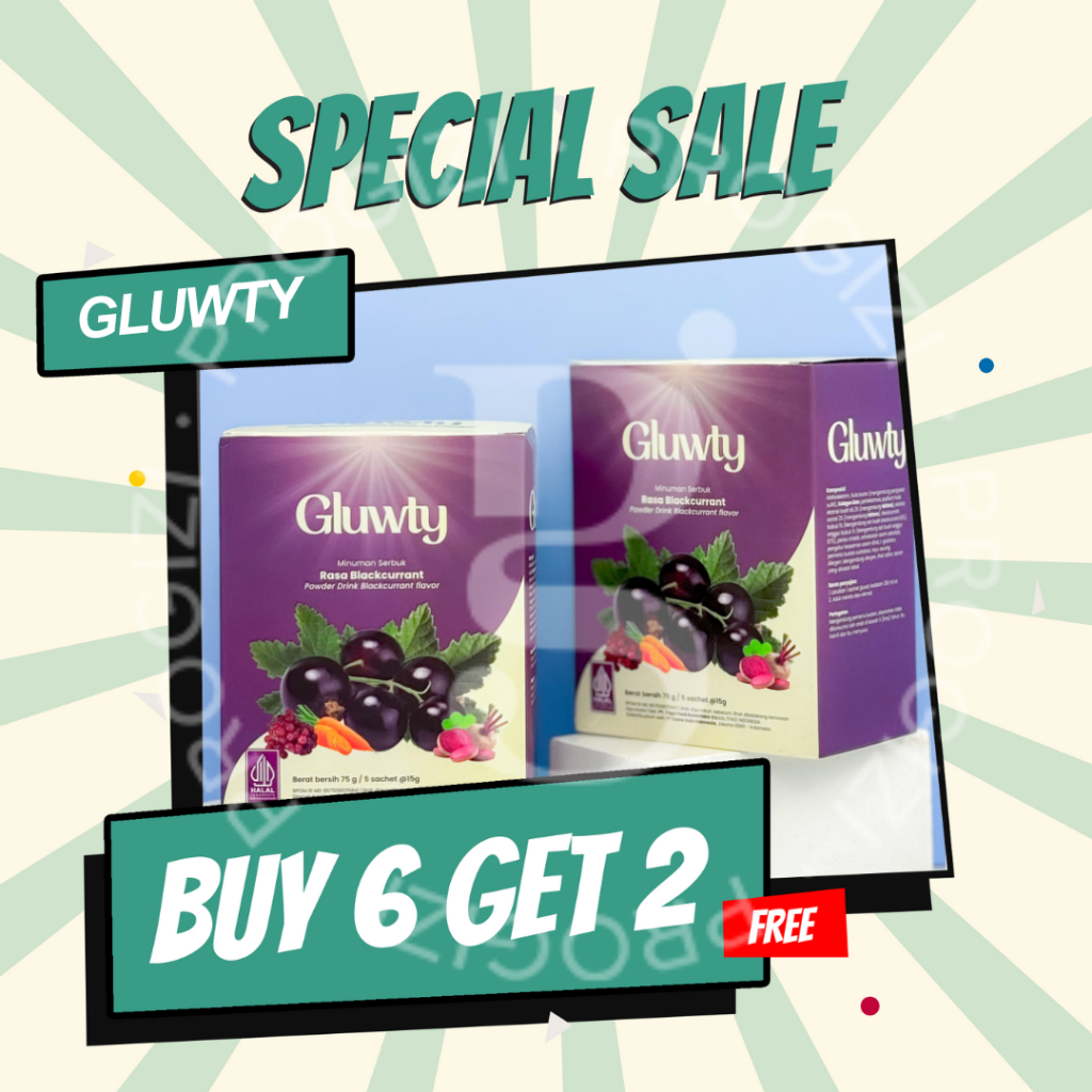 PROGIZI Gluwty Collagen Drink Kolagen Original 75g (8 Box)